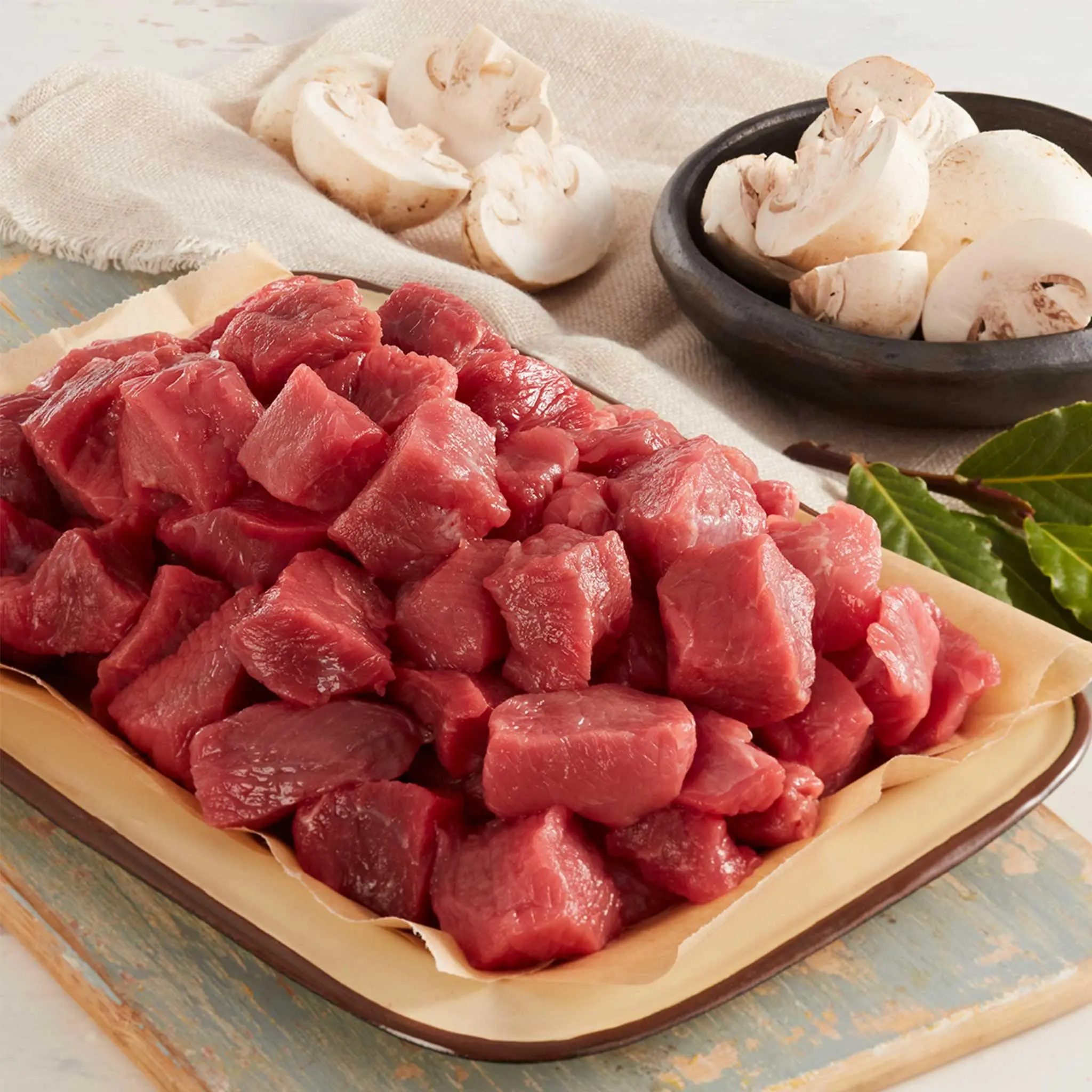 cubos de carne de res - Cómo se dividen los cortes de la res