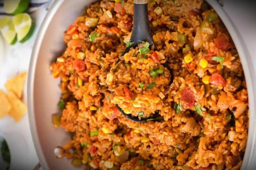 arroz blanco con carne picada y tomate - Cuántas calorías tiene un plato de arroz blanco con tomate