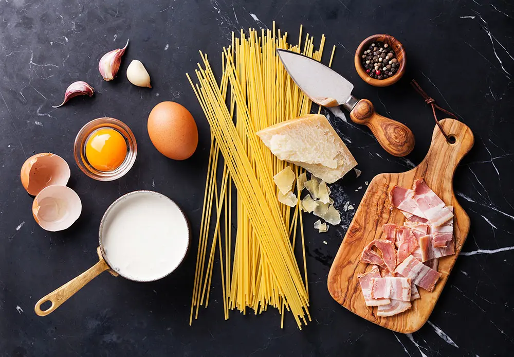 carne de la carbonara - Por qué se llama pasta carbonara