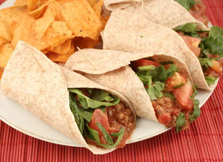 burritos de carne picada especias - Qué diferencia hay entre fajitas y burritos