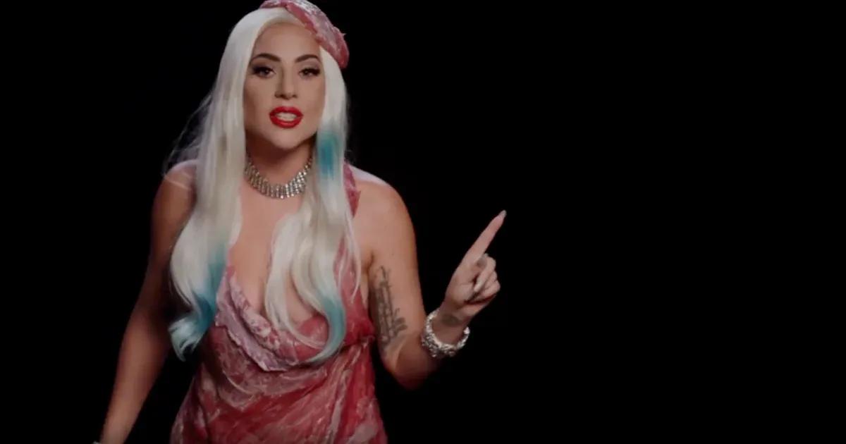 el vestido de carne de lady gaga era real - Qué significa el vestido de carne de Lady Gaga